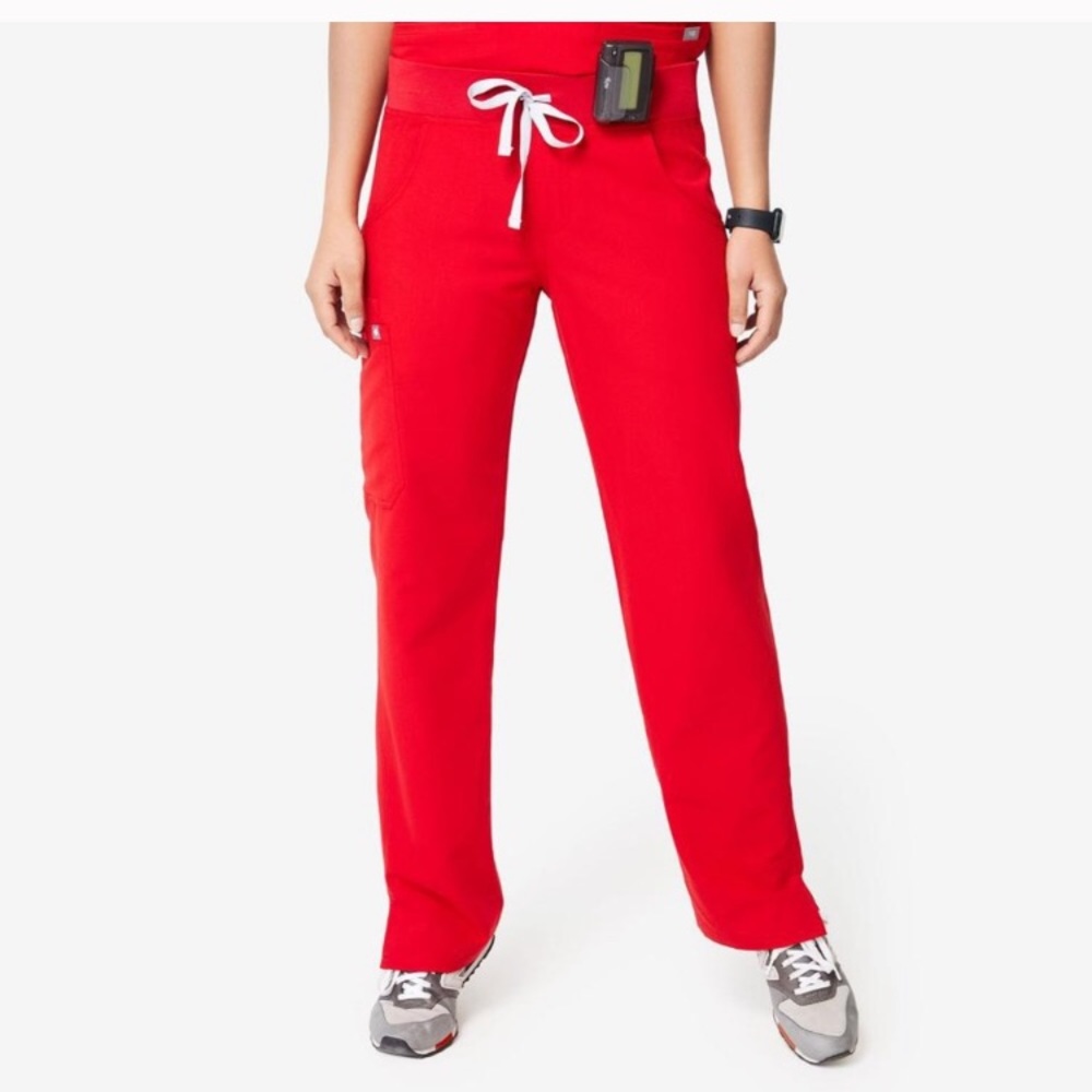Figs Kade Scrub Pants Limited Edition Red